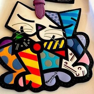 BRITTO Colorful Kitty Luggage Tag